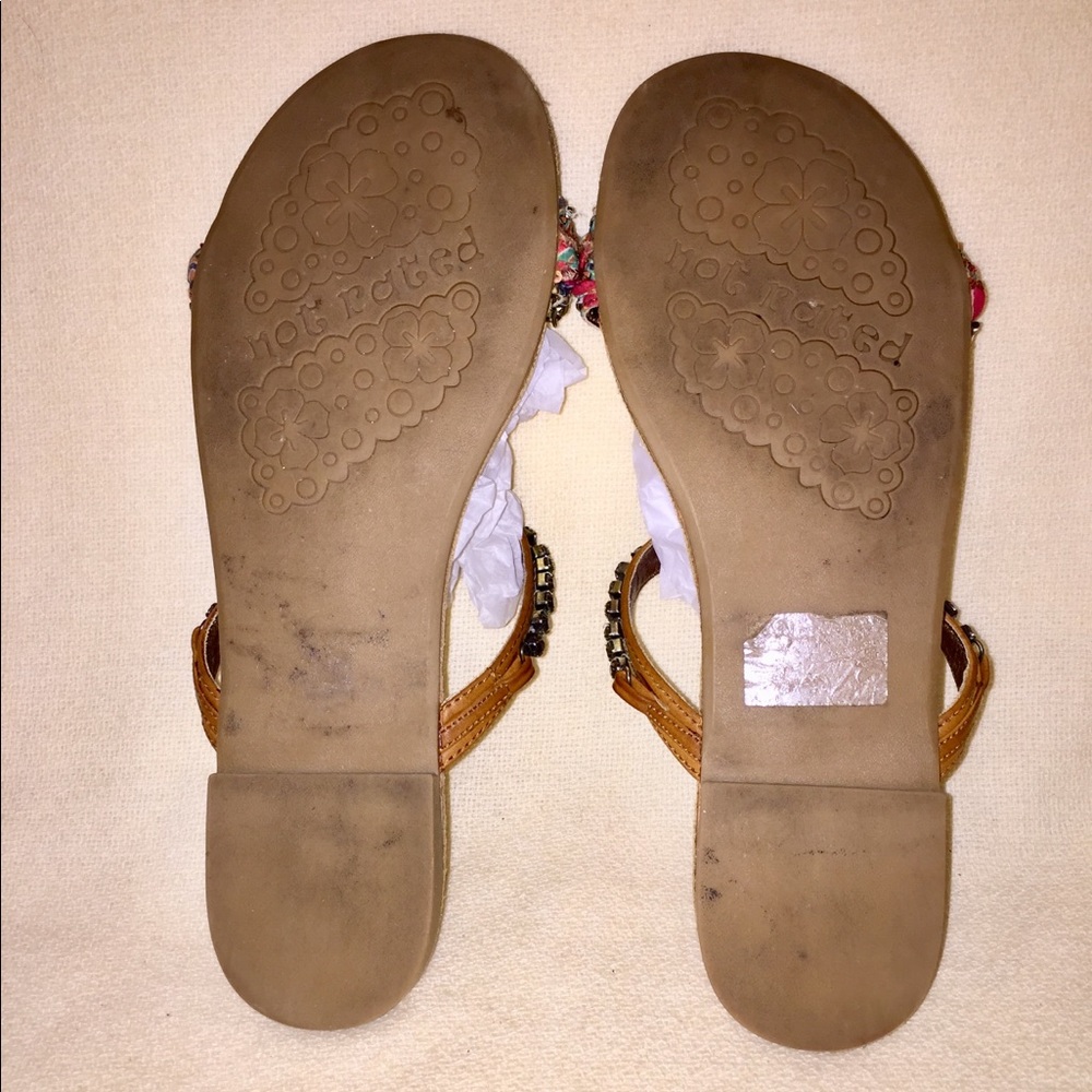 Not Rated Flat Rhinestone Sandals - Picture 8 of 8